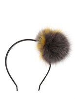 Thumbnail for your product : Fendi Suede And Fox Fur Headband