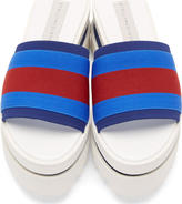 Thumbnail for your product : Stella McCartney Blue & Red Platform Sandals