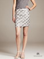 Thumbnail for your product : Banana Republic BR Monogram Silver Sequin Mini
