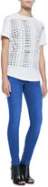Thumbnail for your product : Current/Elliott The High-Waist Skinny Jeans, National