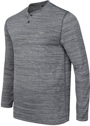 Greg Norman for Tasso Elba Men's Big & Tall Space-Dyed Performance Henley, Only at Macy's
