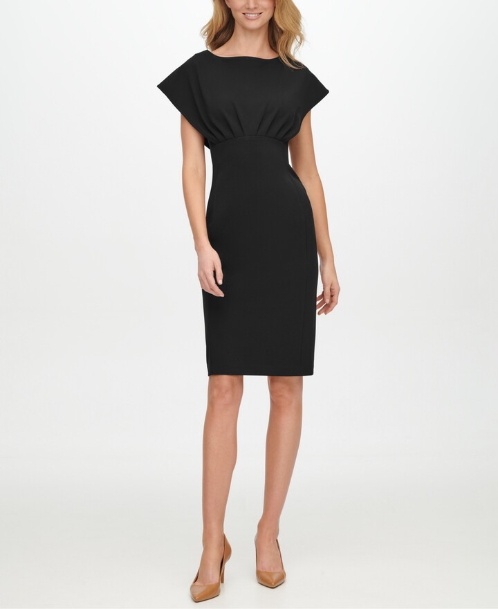Calvin Klein Black Sheath Dress | ShopStyle