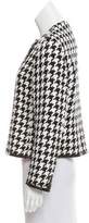Thumbnail for your product : Akris Houndstooth Linen Jacket Black Houndstooth Linen Jacket
