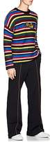 Thumbnail for your product : Kenzo Men's Tiger-Embroidered Striped Wool-Blend Sweater
