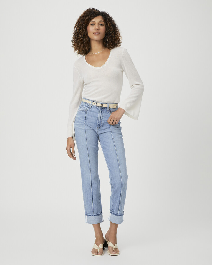 Paige Hr Noella Seam Pintuck Wide Cf