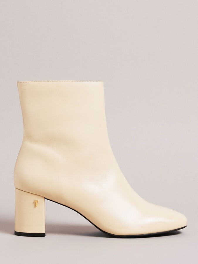 Ted Baker Neyomi Leather Block Heel Ankle Boots ShopStyle