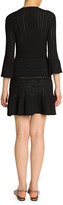 Thumbnail for your product : Valentino Lace & Pointelle Knit Dress