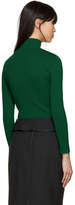 Thumbnail for your product : Balenciaga Green High Neck Underwire Zip Sweater