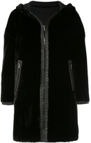 Thumbnail for your product : Fendi Pre-Owned 1990s Hooded Reversible Coat