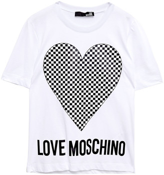Love Moschino Printed Cotton-jersey T-shirt