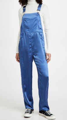 WeWoreWhat Basic Sateen Overalls