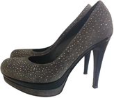 Thumbnail for your product : Balmain Grey Suede Heels