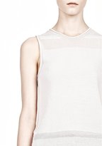 Thumbnail for your product : Alexander Wang Floating Rib With Intarsia Tank