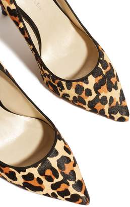 Karen Millen Leopard Leather Court Heels