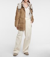 Thumbnail for your product : Brunello Cucinelli Suede puffer jacket