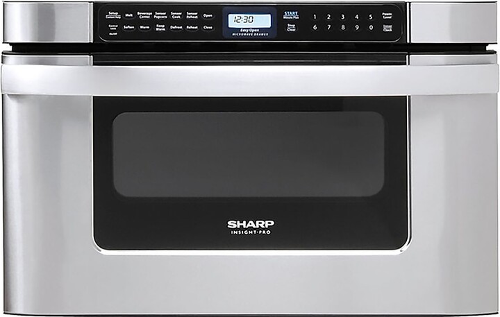 Sharp 1.2 Cu. Ft. Built-in Microwave Drawer, Stainless Steel (KB6524PSY)