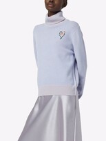 Thumbnail for your product : Marc Jacobs Embroidered-Motif Roll-Neck Jumper