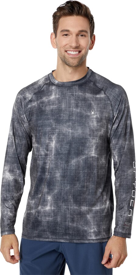 Spyder Rash Guard Spyde Men's Long Sleeve Ashguad Long
