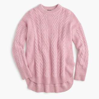 J.Crew Collection Italian cashmere-mohair tunic sweater