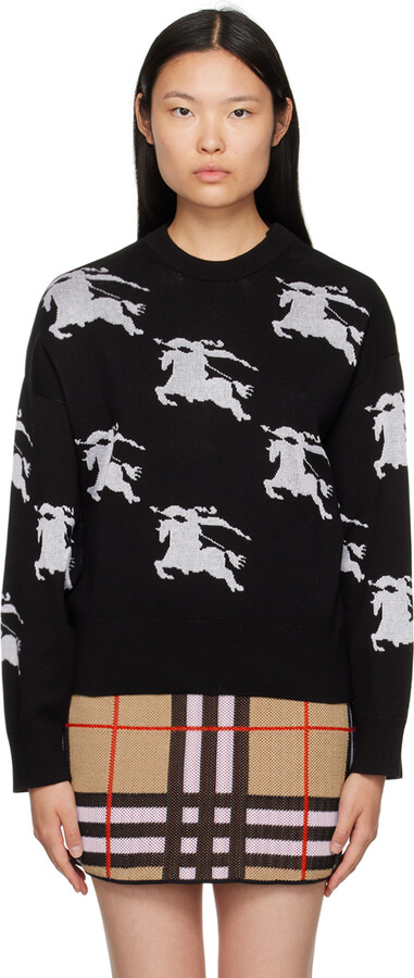 Burberry Black EKD Sweater - ShopStyle