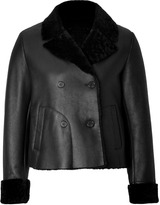 Thumbnail for your product : Jil Sander Navy Lambskin Jacket in Black