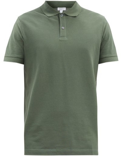 hunter green dri fit polo