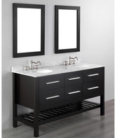 Thumbnail for your product : Bosconi Contemporary 60" Double Vanity Set