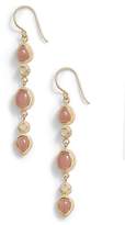 Thumbnail for your product : Anna Beck Guava Quartz & Moonstone Linear Drop Earrings