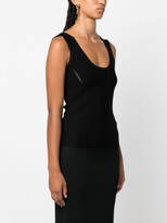 Thumbnail for your product : Zimmermann Scoop-Neck Knitted Tank Top