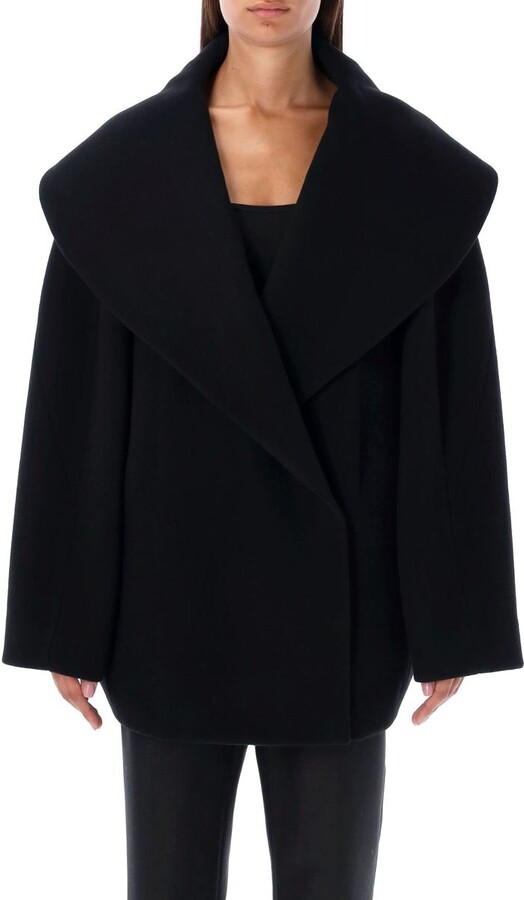 Alaia Round caban coat - ShopStyle