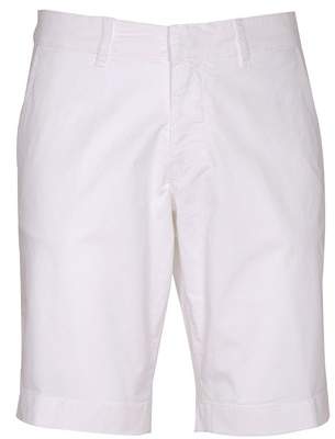Fay Men's White Cotton Shorts.