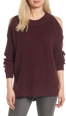 Cold Shoulder Tunic Sweater
