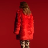 Thumbnail for your product : Rue Agthonis Red Eco Fur Coat