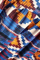 Thumbnail for your product : Stella Jean Fluted Printed Cotton-blend Twill Midi Skirt