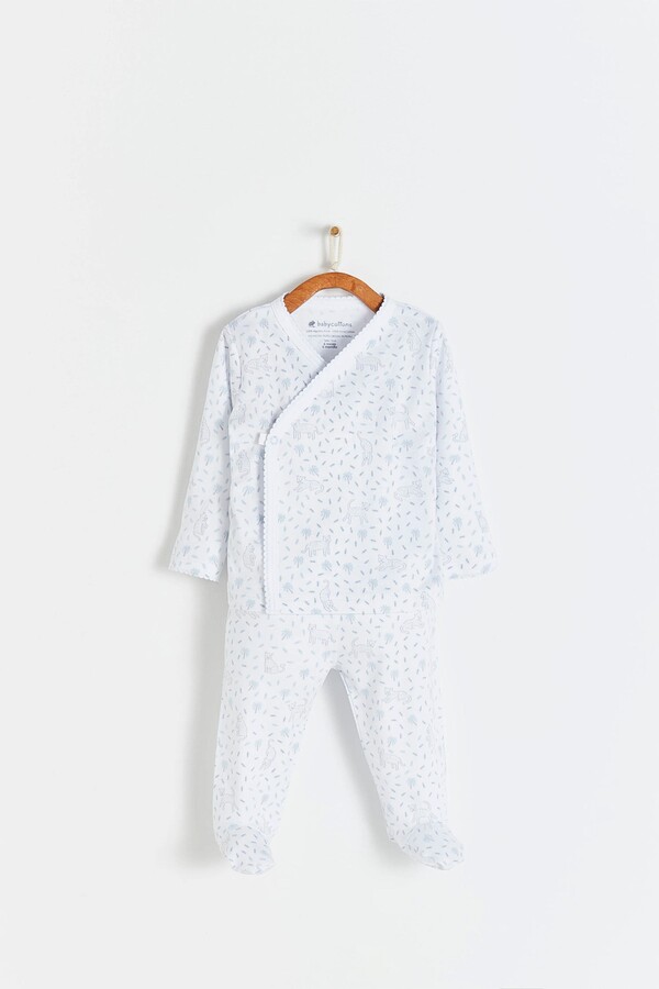 Babycottons Premium Peruvian Pima Cotton Tiggy Kimono & Pants Set for Infant