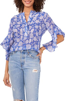 vince camuto paisley top