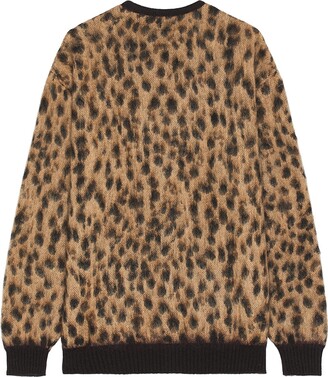 【美品】 WACKO MARIA MOHAIR CARDIGAN Wacko Maria Leopard Mohair Cardigan in Nude - ShopStyle