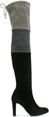 Stuart Weitzman thigh-high boots - women - Leather/Suede/Neoprene/rubber - 39.5