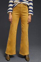 Thumbnail for your product : Mother Roller Skimp High-Rise Wide-Leg Jeans Brown