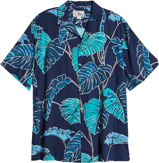 Reyn Spooner Kainapa Tropical Short Sleeve Button-Up Camp Shirt