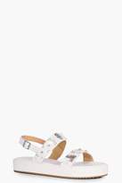 Thumbnail for your product : boohoo Amber Embellished Two Part Slider Flats