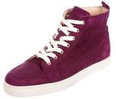 Thumbnail for your product : Christian Louboutin Suede Rantus Orlato Sneakers