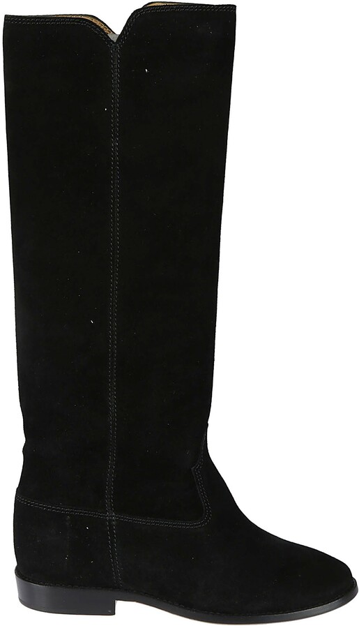 Isabel Marant Cleave Velvet Boots - ShopStyle