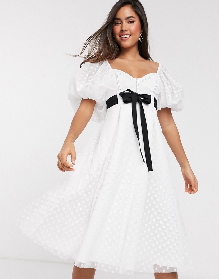 asos white prom dress