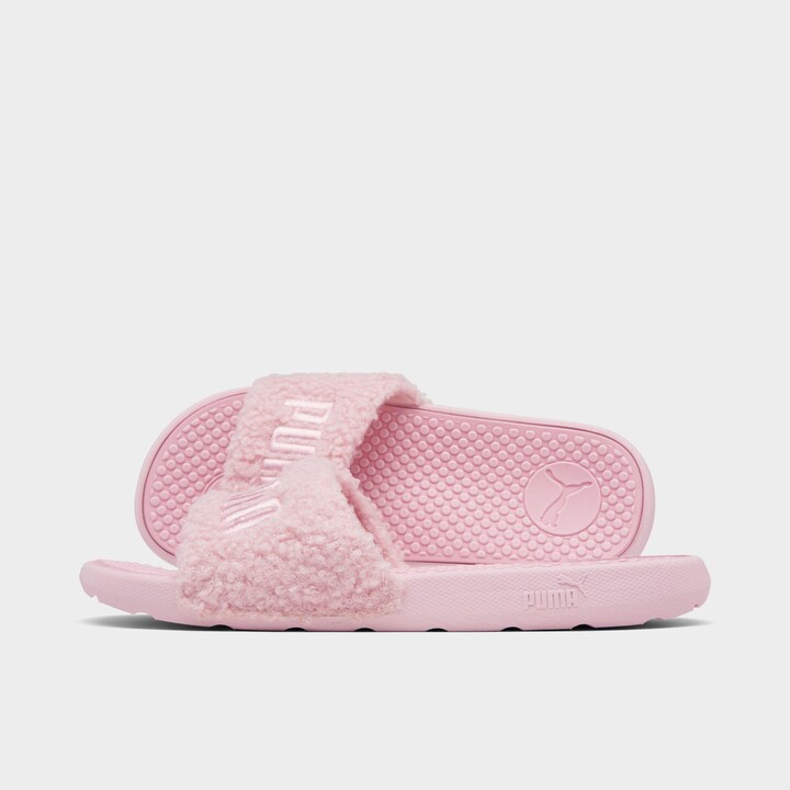 pink puma sandals