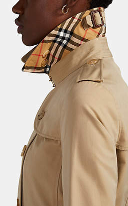 Burberry Women's Chelsea Cotton Gabardine Trench Coat - Neutral