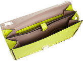 Thumbnail for your product : Valentino The Rockstud Flap neon leather shoulder bag