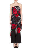 Thumbnail for your product : Joseph Ribkoff Strapless Floral Jumpsuit