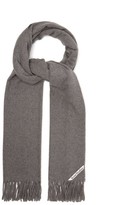 Thumbnail for your product : Acne Studios Canada Oversized Fringed Cashmere Scarf - Grey