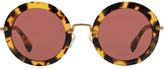 Thumbnail for your product : Miu Miu Eyewear round frame sunglasses